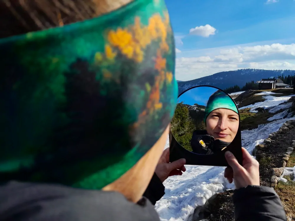 zelený les